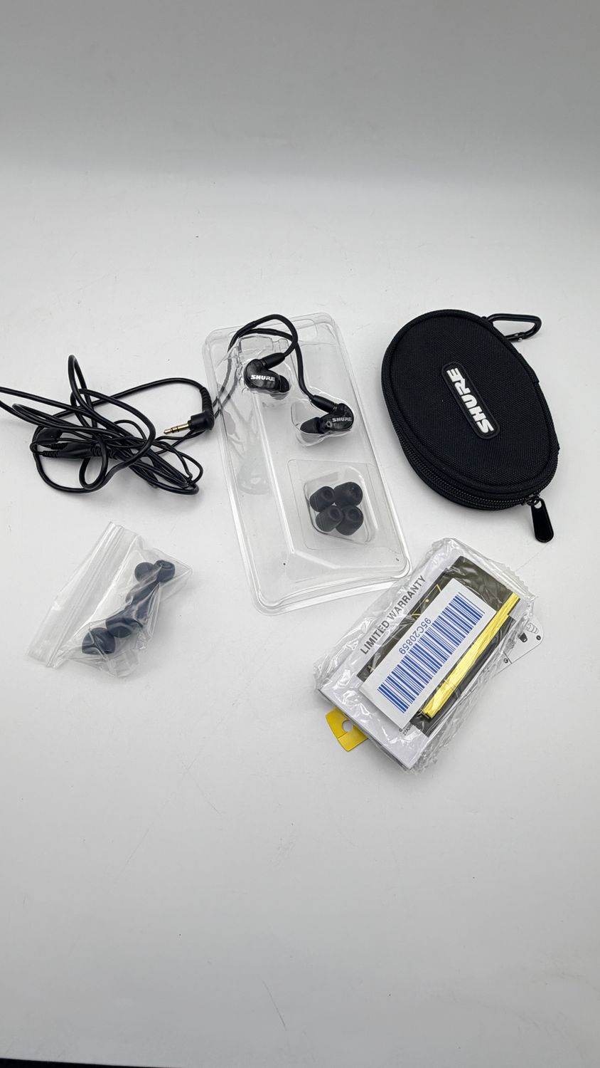 Shure SE215-K – słuchawki douszne czarne
