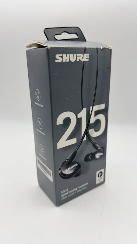 Shure SE215-K – słuchawki douszne czarne