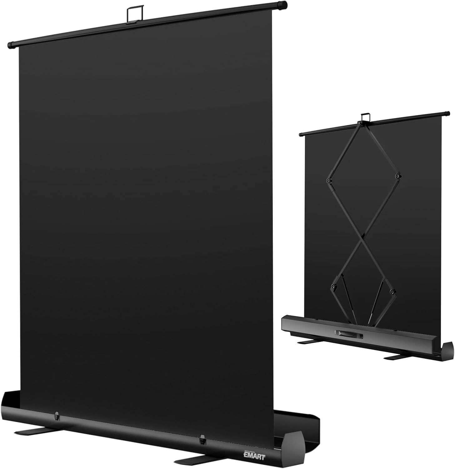 EMART Czarne tło 155 x 200 cm, rozkładane tło fotograficzne