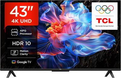 TCL 43 V6C 43 cale 4K Google TV – uszkodzony, rozbita matryca