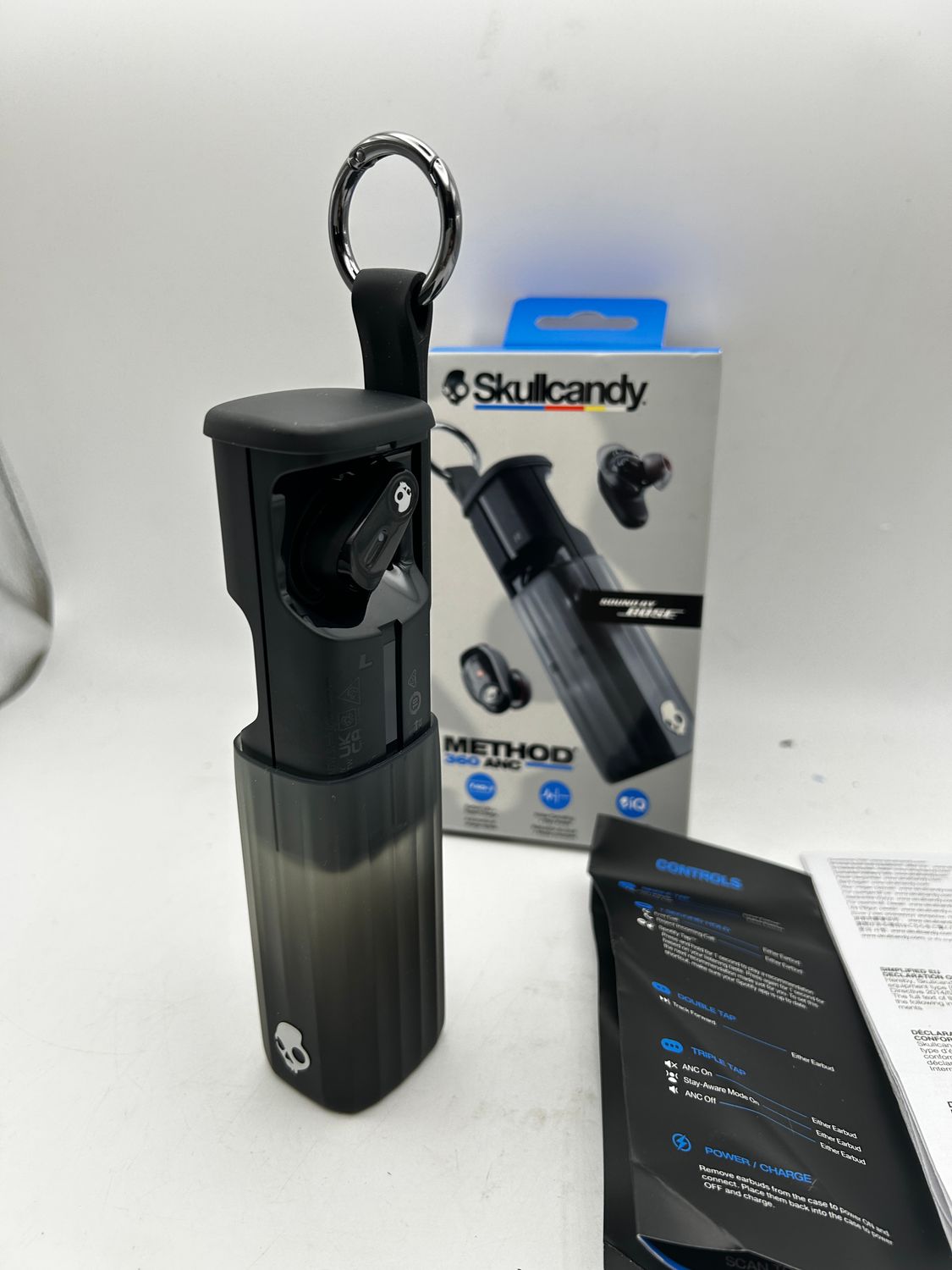 Słuchawki douszne Skullcandy Method 360 ANC Wireless, dźwięk od Bose,
