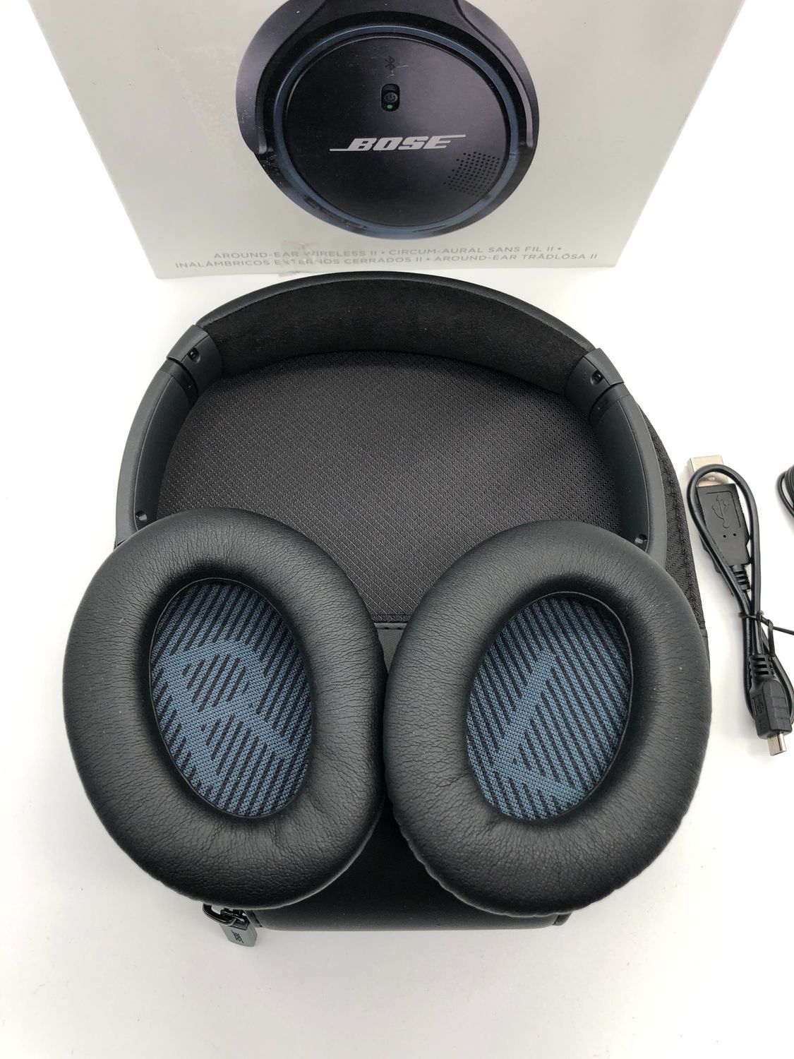 Bose® SoundLink® II — bezprzewodowe zamknięte słuchawki nauszne, czare