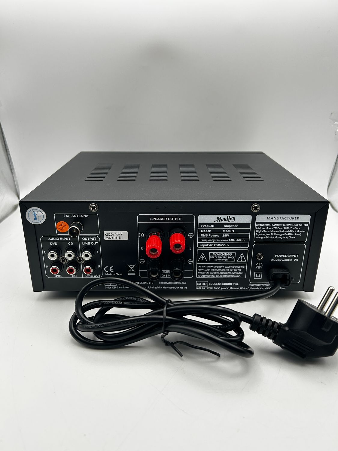 Wzmacniacz audio 2-kanałowy, Moukey 220 W wzmacniacz stereo Bluetooth