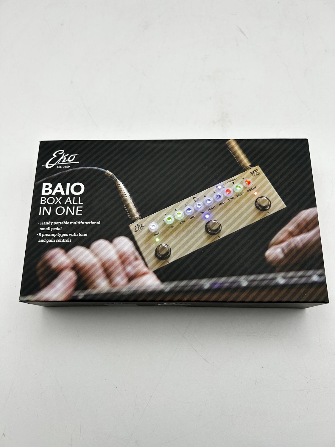 EKO Guitars BAIO – multiefekt w formacie pedału z wbudowanymi IR