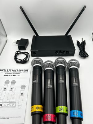 D Debra Audio VM304 - 4-kanałowy bezprzewodowy system mikrofonowy VHF