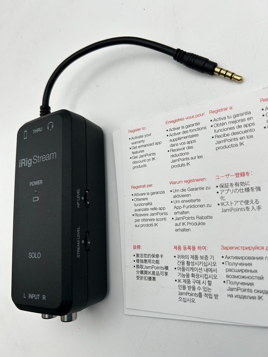 IK Multimedia iRig Stream