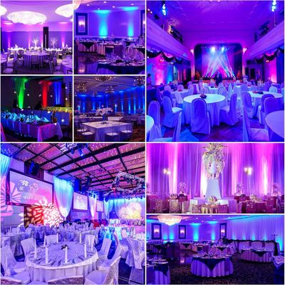 PUZILOZA 1x 54W RGBWA+UV LED PAR na baterię – bezprzewodowy reflektor sceniczny