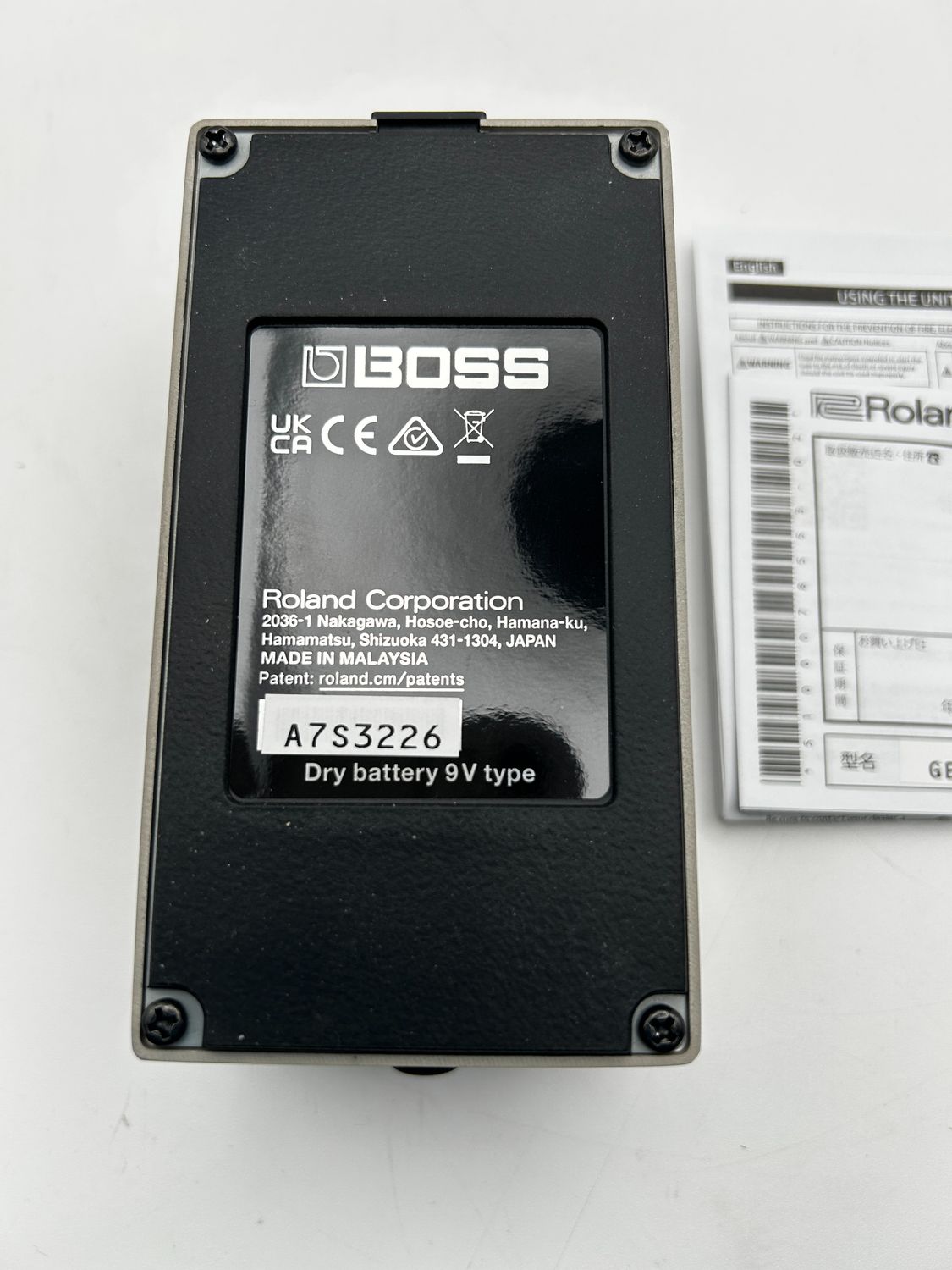 BOSS GEB-7 – 7-pasmowy pedał EQ do basu