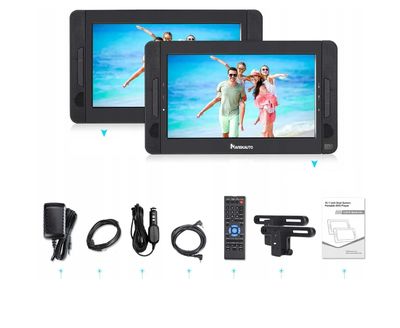 Odtwarzacz DVD Naviskauto BN1076B-A01 x2 Ekrany
