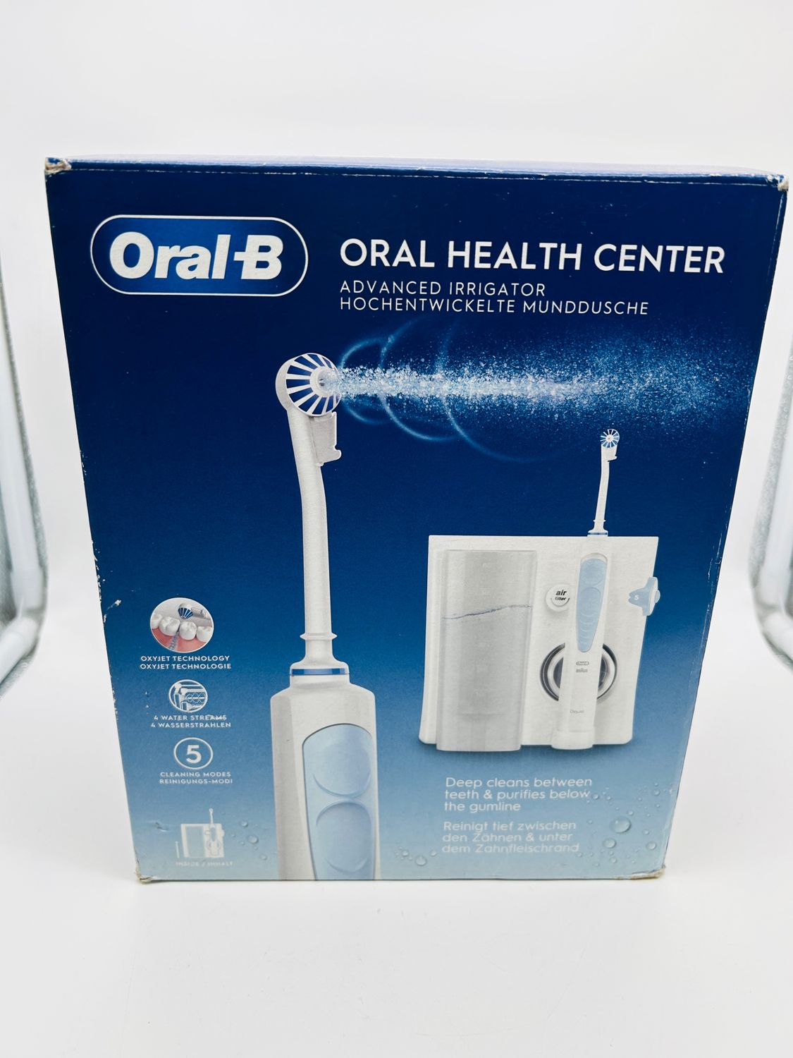 Oral-B Oral Health Center OxyJet irygator stacjonarny biały 600 ml