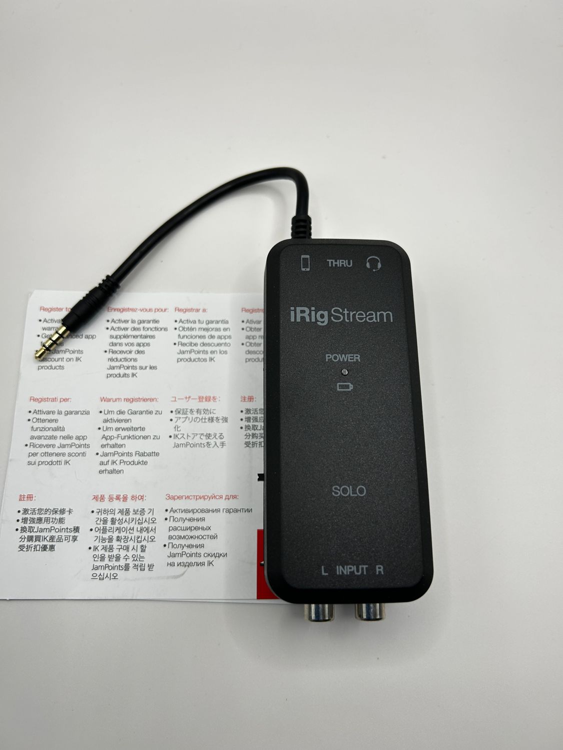 IK Multimedia iRig Stream