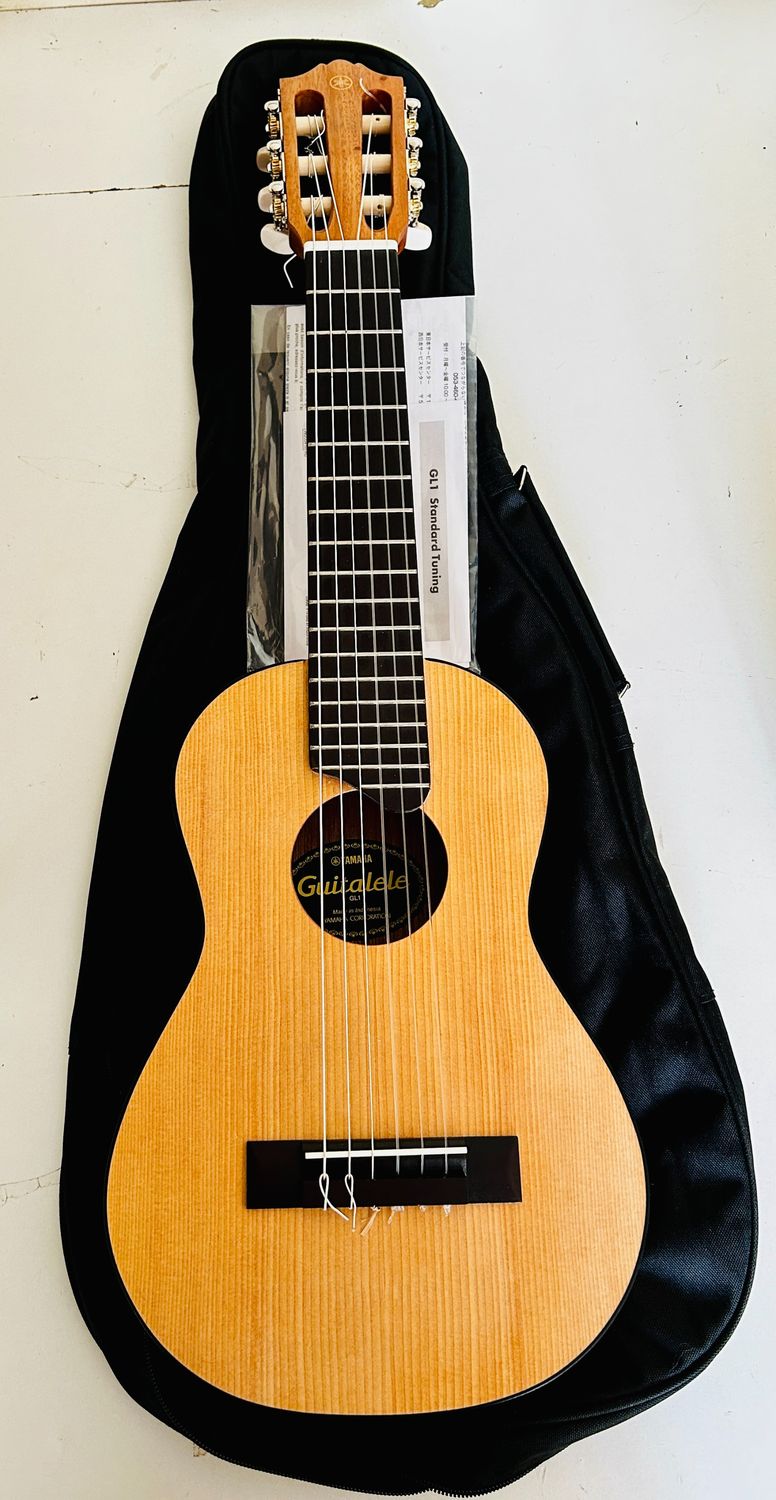 Yamaha GL1 Guitalele gitara 6-strunowa Natural menzura 17 cali