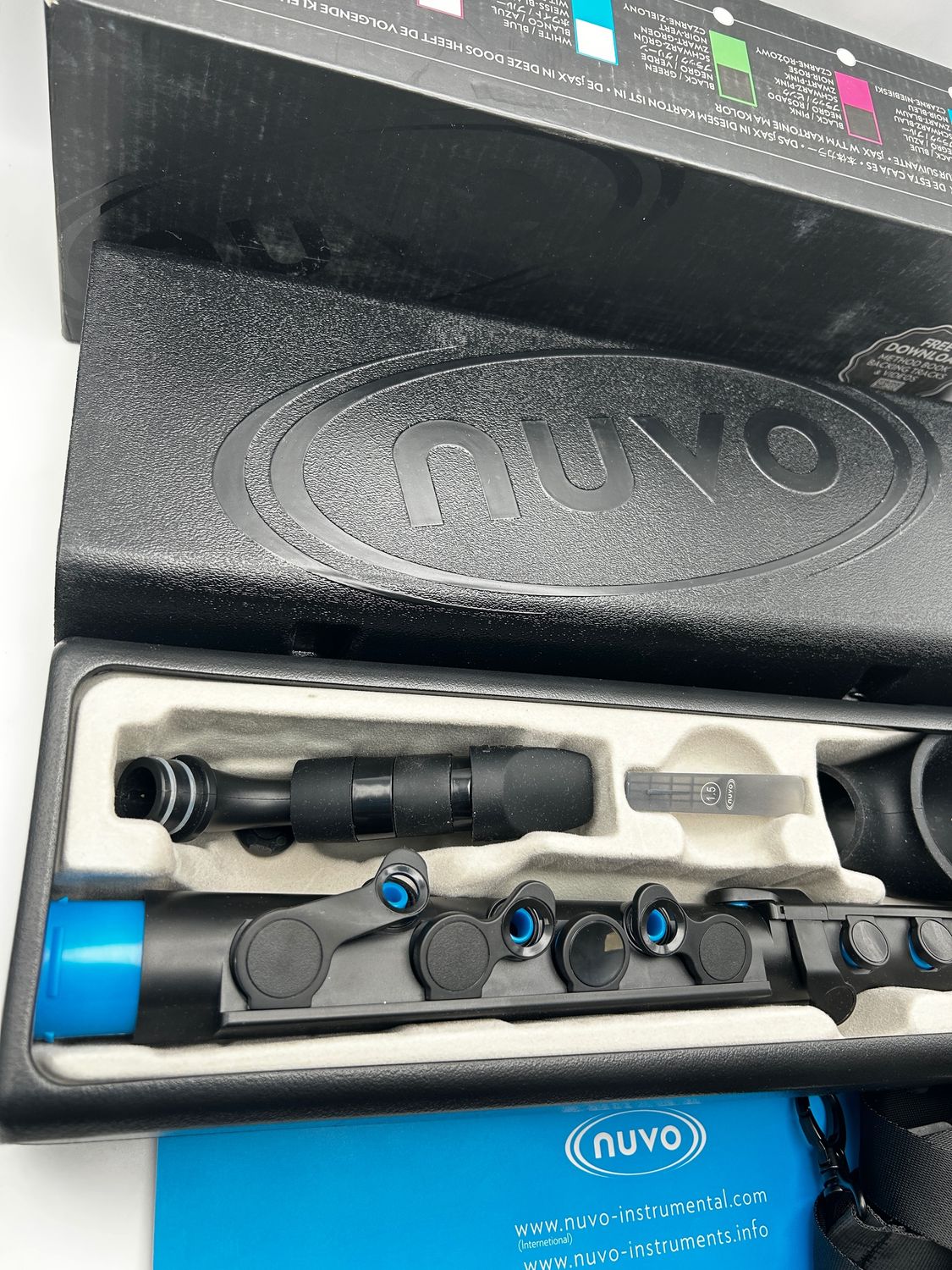 NUVO - JSAX saksofon czarno-niebieski
