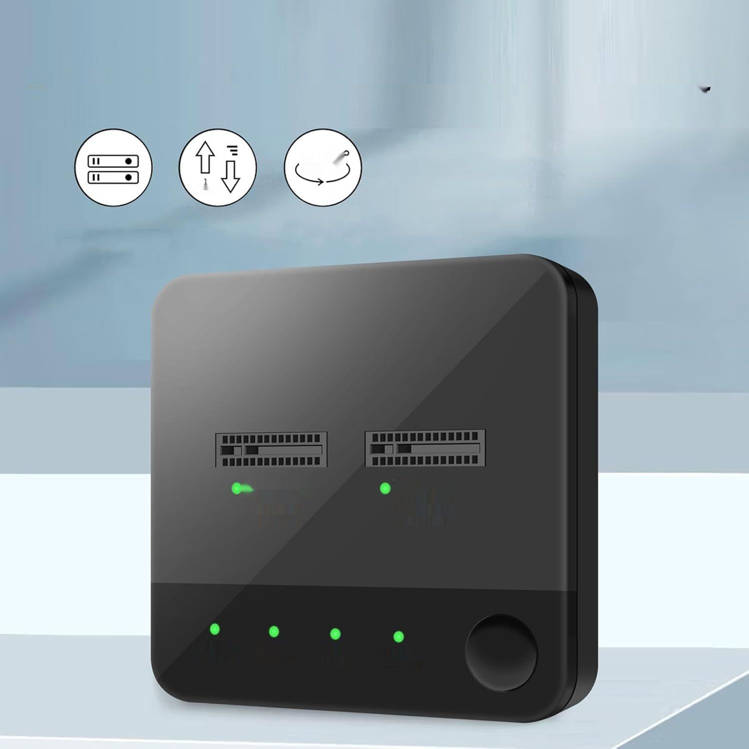Stacja dokująca i duplikator M.2 SATA SSD Dual Bay Zunate USB 3.0 / USB-C
