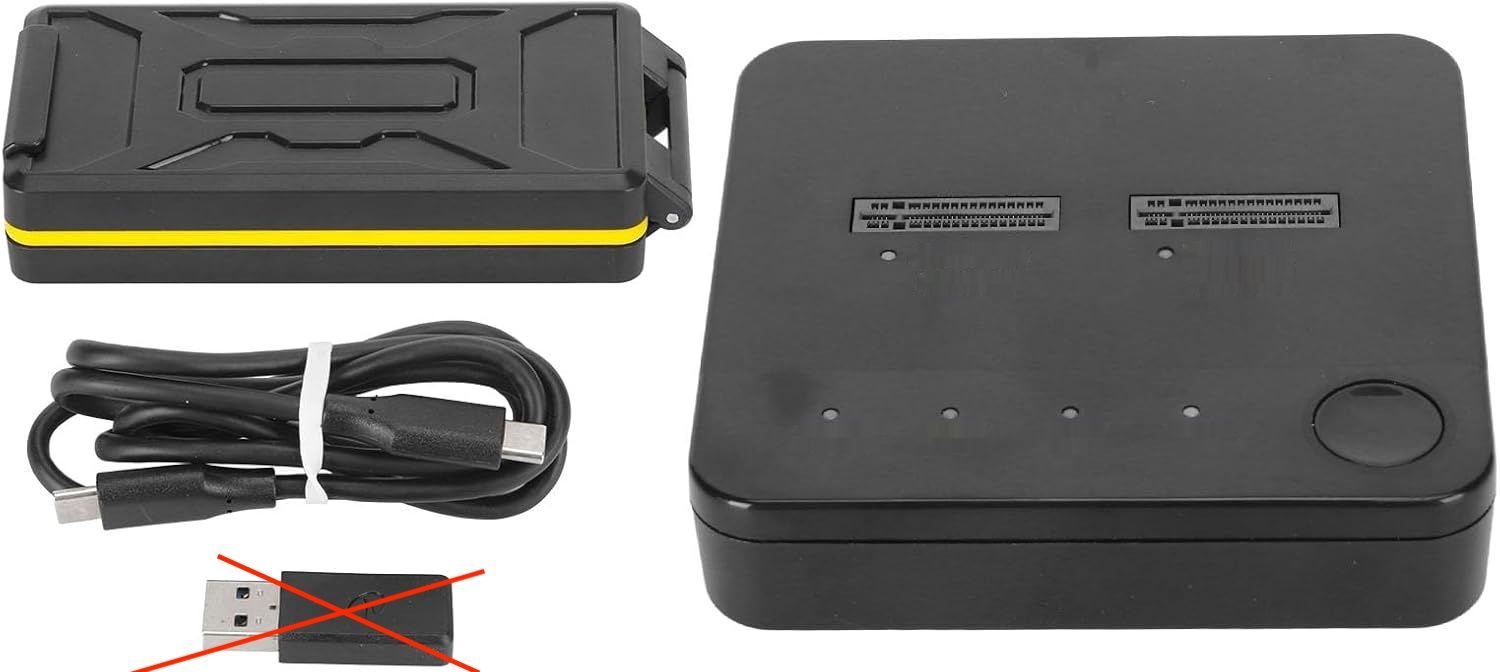 Stacja dokująca i duplikator M.2 SATA SSD Dual Bay Zunate USB 3.0 / USB-C