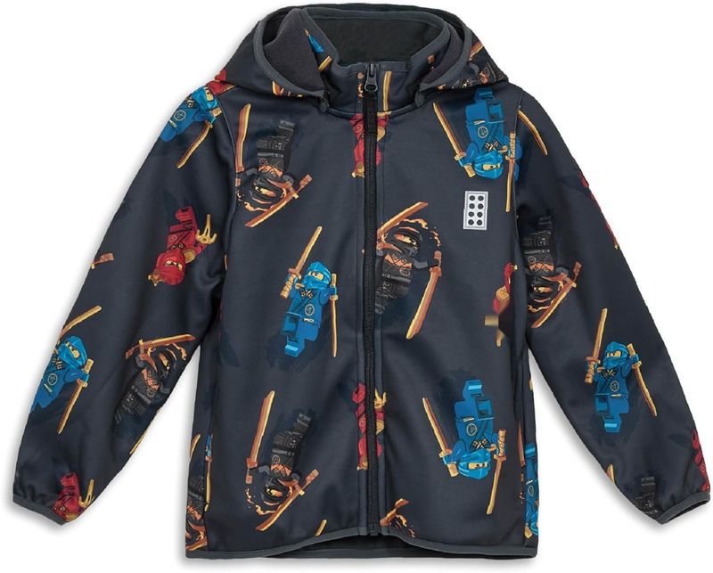 Kabooki NINJAGO Softshell – przejściowa kurtka dla chłopców i dziewczynek