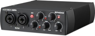 PreSonus AudioBox 96 – interfejs audio USB do nagrywania, streamingu i podcastów