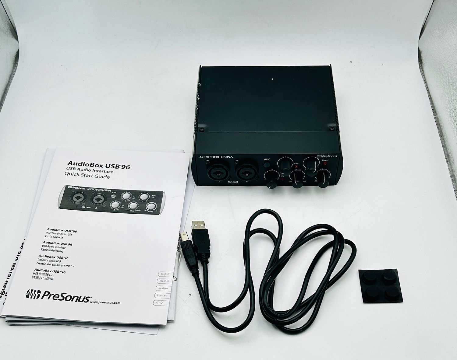 PreSonus AudioBox 96 – interfejs audio USB do nagrywania, streamingu i podcastów