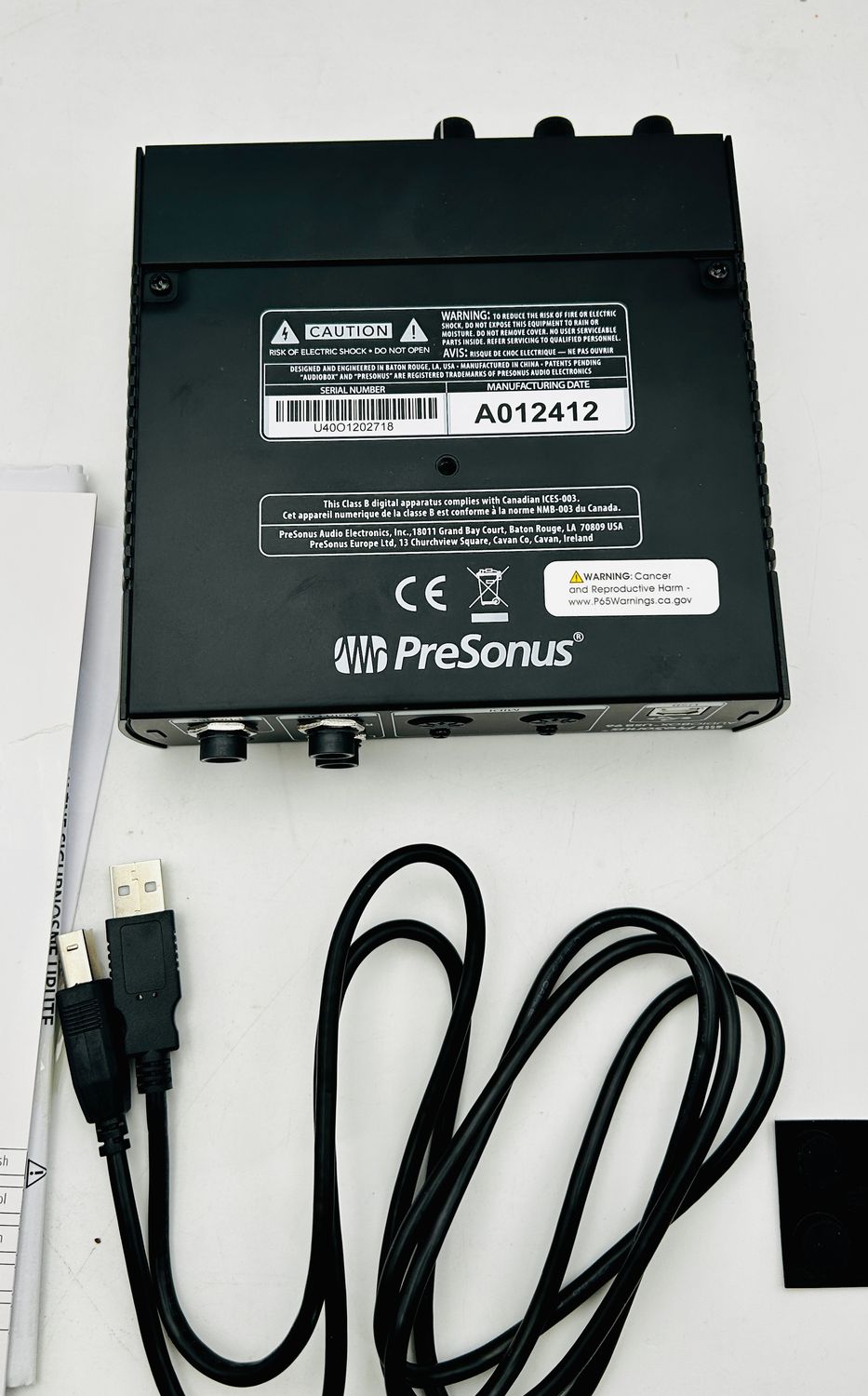 PreSonus AudioBox 96 – interfejs audio USB do nagrywania, streamingu i podcastów