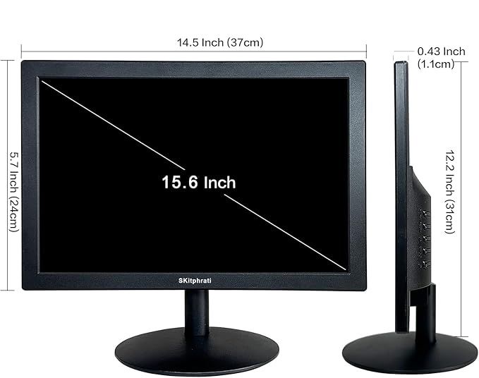 Monitor 15,6" SKitphrati FHD 1080p z HDMI i VGA