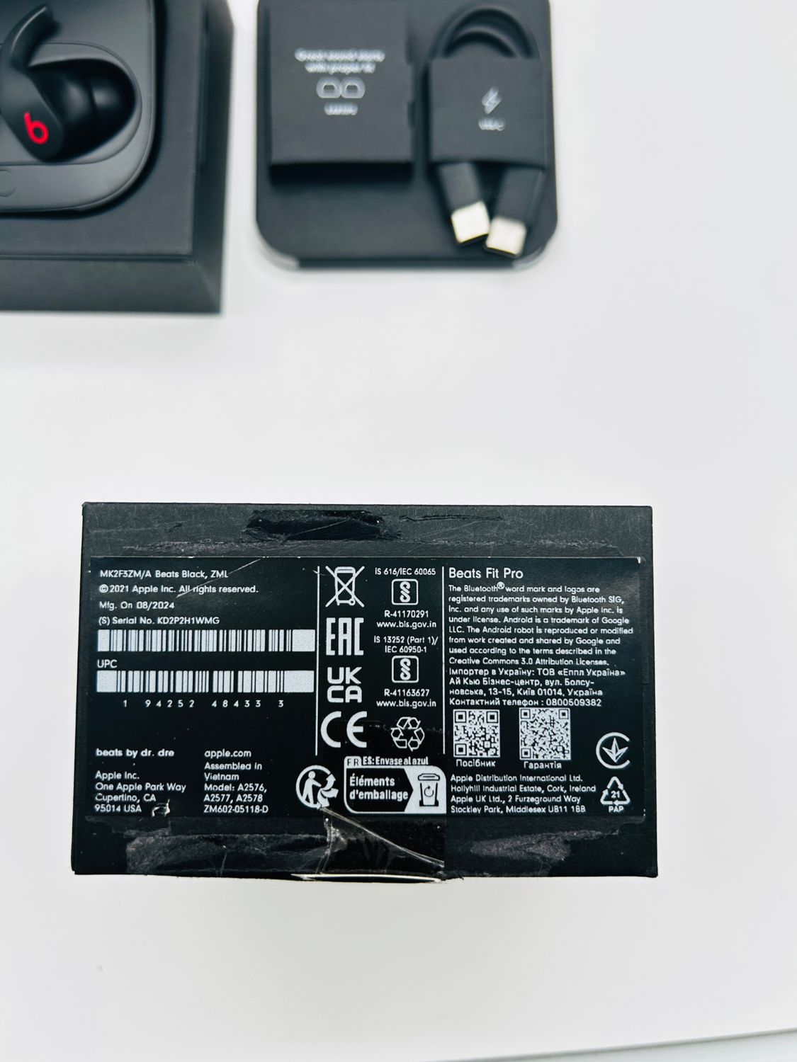 Beats Fit Pro – całkowicie bezprzewodowe słuchawki douszne z aktywną redukcją hałasu, czarne