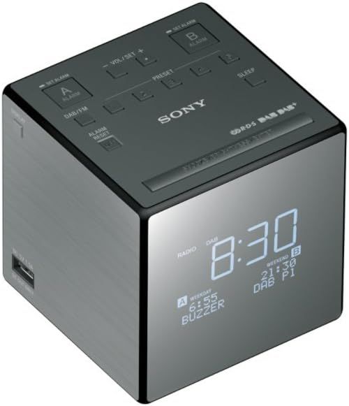 Sony XDR-C1DBP-CEK – przenośne radio z budzikiem DAB/DAB+