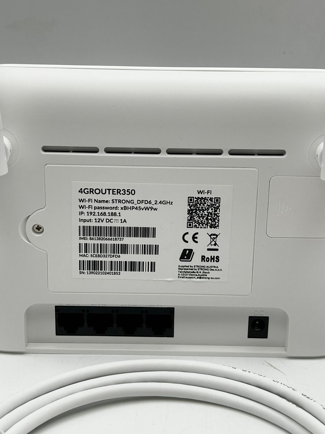STRONG Router 4G LTE Cat 4 150 Mb/s | WiFi 300 Mb/s | Modem | Hotspot