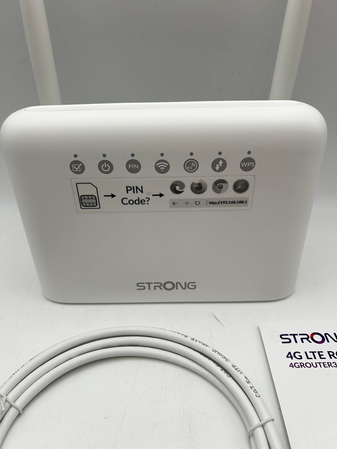 STRONG Router 4G LTE Cat 4 150 Mb/s | WiFi 300 Mb/s | Modem | Hotspot