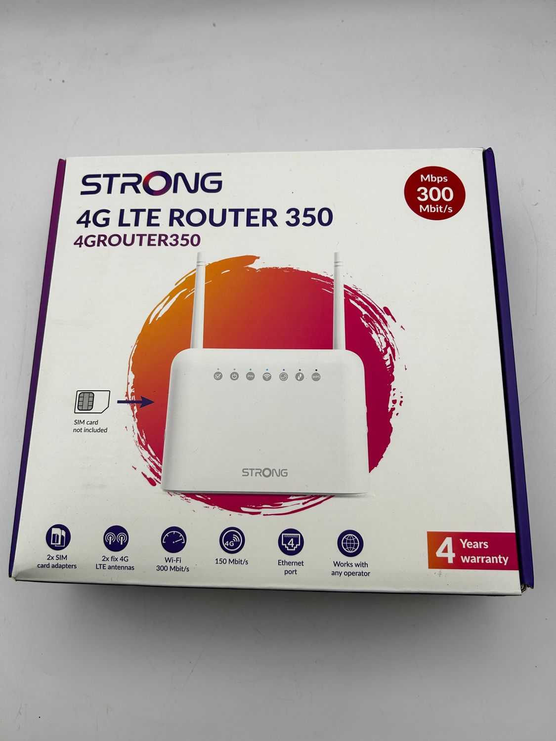 STRONG Router 4G LTE Cat 4 150 Mb/s | WiFi 300 Mb/s | Modem | Hotspot