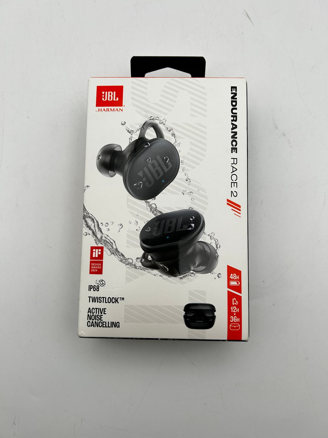 JBL Endurance Race 2 Bezprzewodowe Słuchawki Douszne Bluetooth, 48 H O
