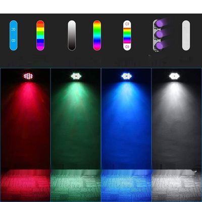 2‑pak reflektorów scenicznych LED DELIBANG 36 LED RGBW z DMX i pilotem