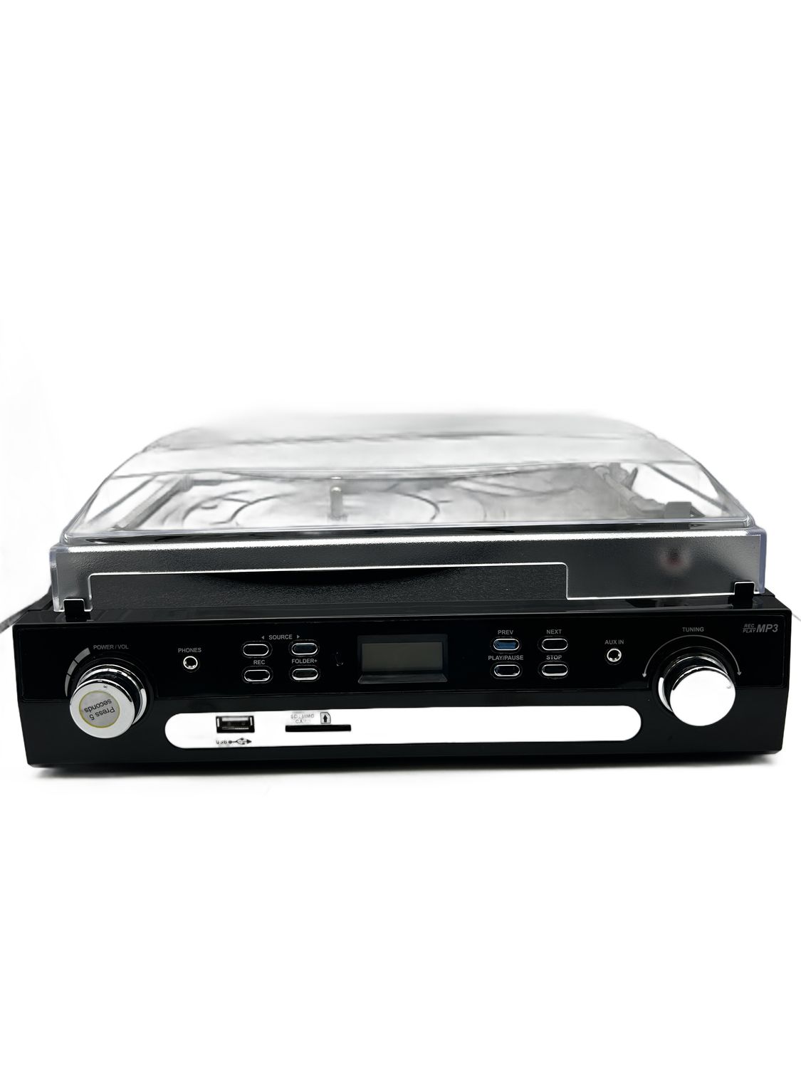 DIGITNOW! Gramofon winylowy Bluetooth, gramofon z głośnikami stereo, ę