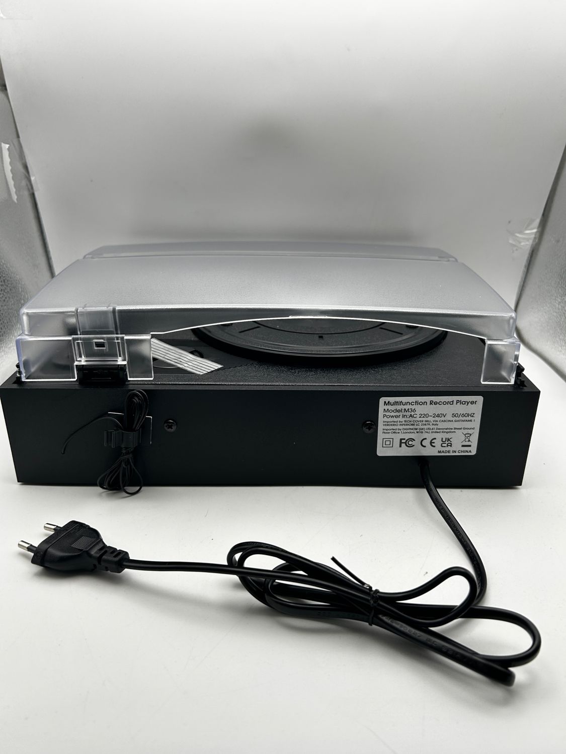 DIGITNOW! Gramofon winylowy Bluetooth, gramofon z głośnikami stereo, ę