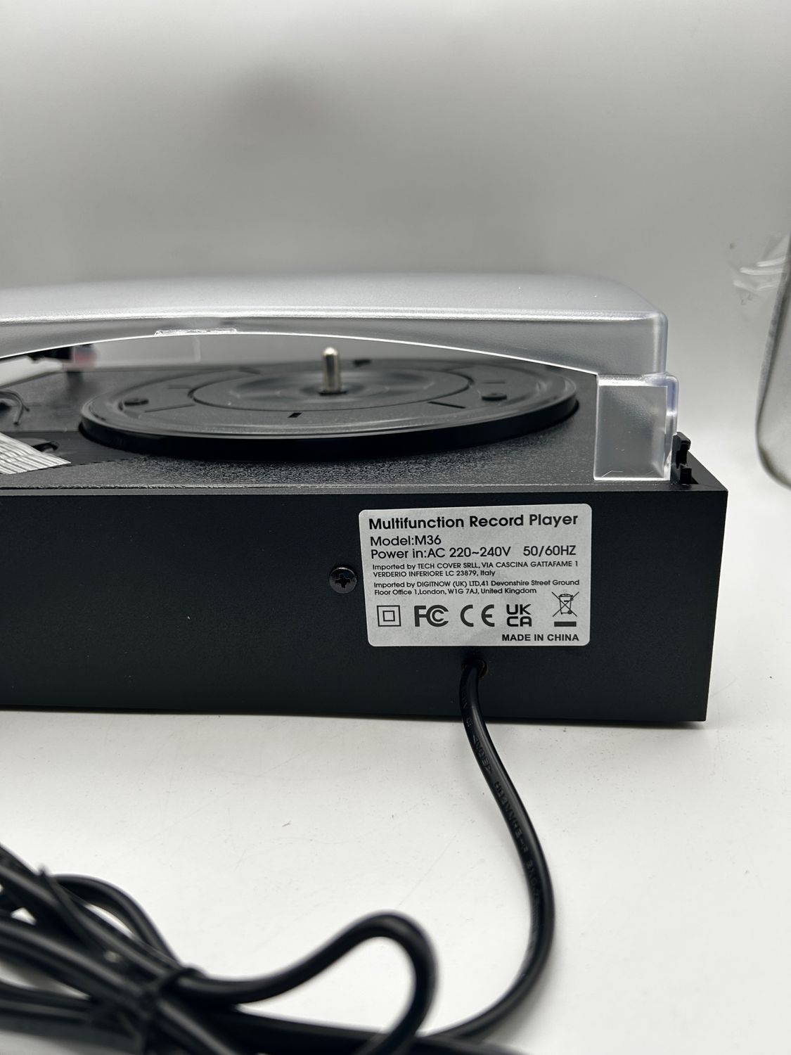 DIGITNOW! Gramofon winylowy Bluetooth, gramofon z głośnikami stereo, ę