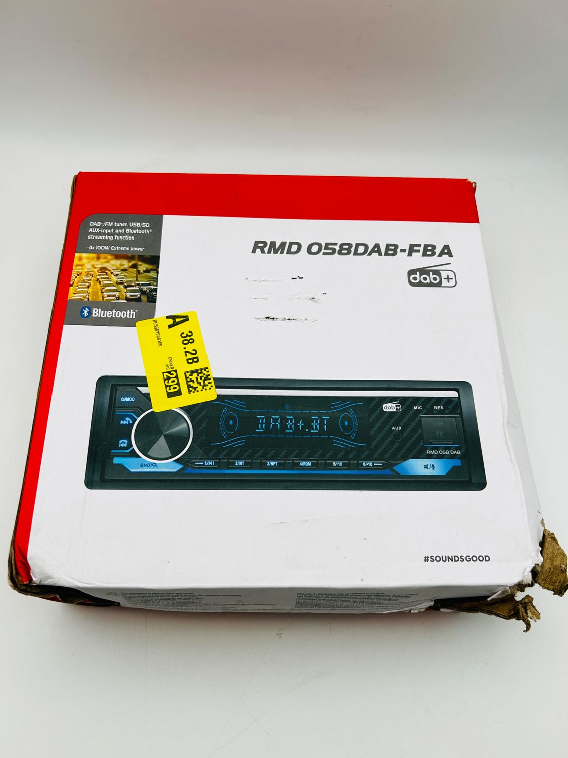 Radio samochodowe Caliber DAB+ Bluetooth 1-DIN 4 x 100 W