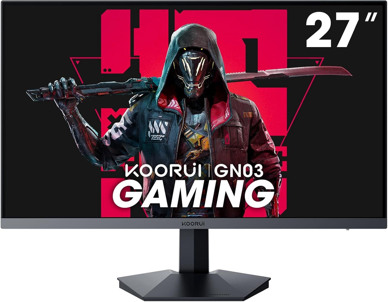 KOORUI Monitor Gaming 27" QHD 170Hz 1ms z Adaptive Sync uszkodzony