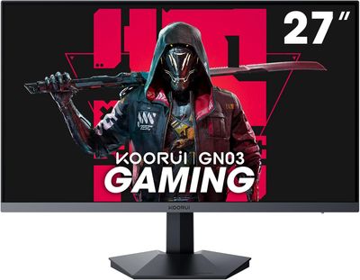 KOORUI Monitor Gaming 27" QHD 170Hz 1ms z Adaptive Sync uszkodzony