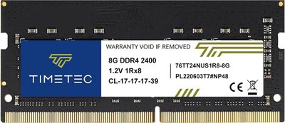 Timetec 8 GB DDR4 2400 MHz SO-DIMM do laptopów, mini-PC i komputerów All-in-One