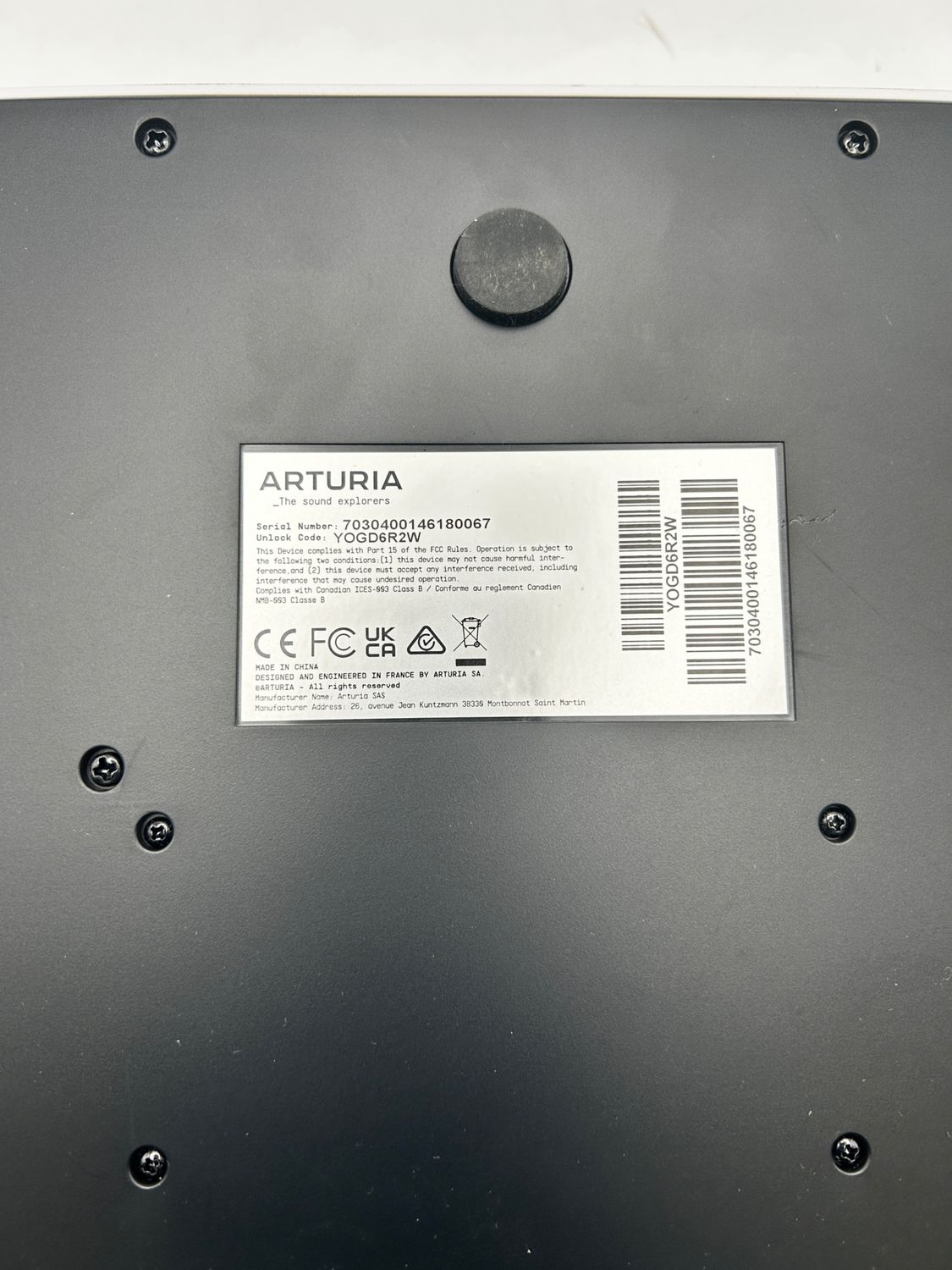 Arturia MiniLab 3 kompaktowy kontroler klawiaturowy, biały