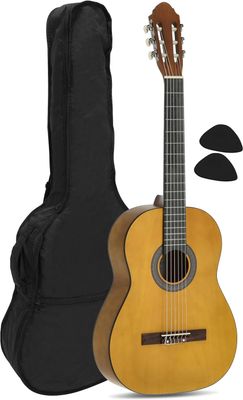 Gitara klasyczna koncertowa 4/4 „Miele” z pokrowcem i kluczem