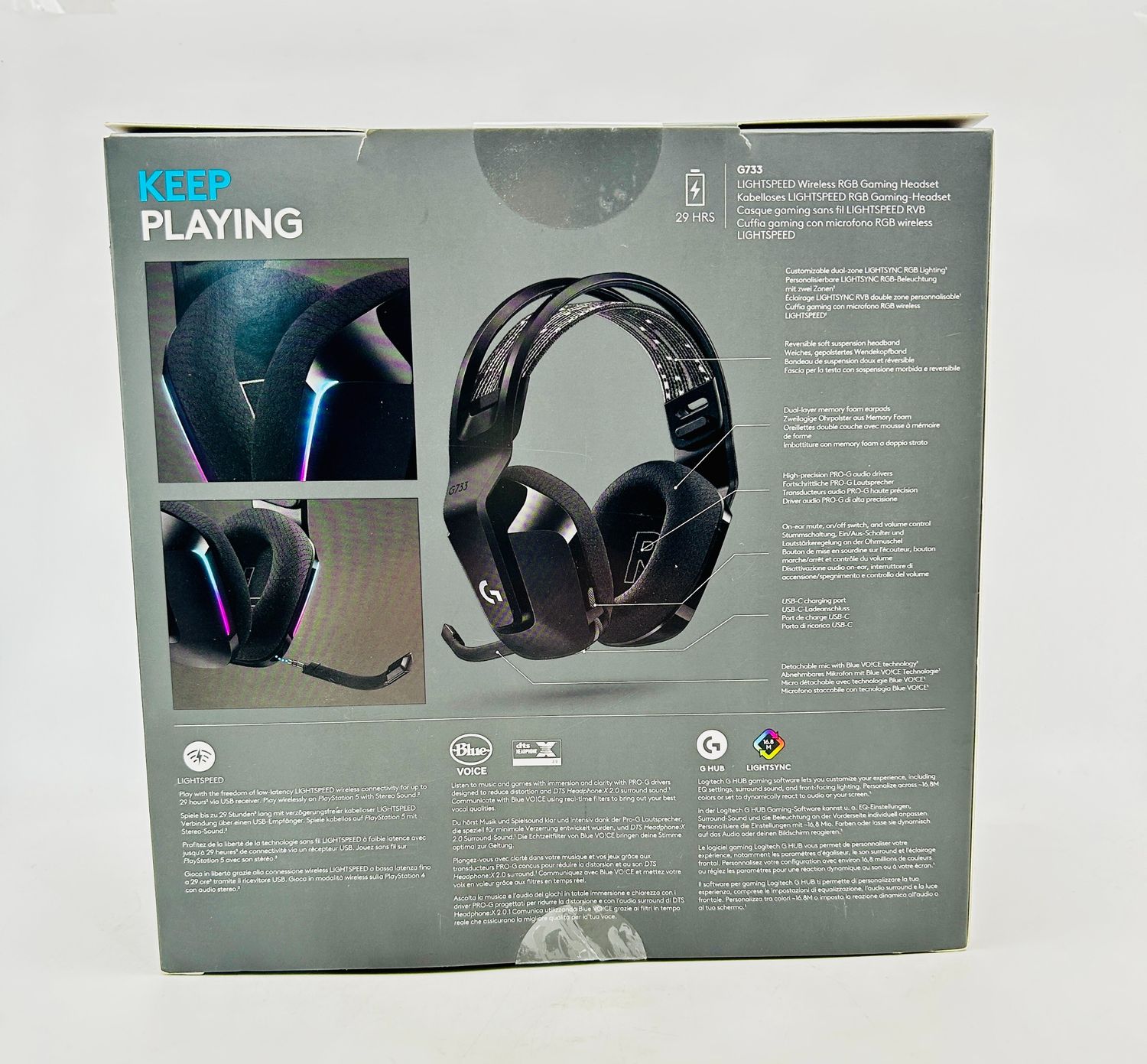 Logitech G G733 Bezprzewodowy Zestaw Słuchawkowy