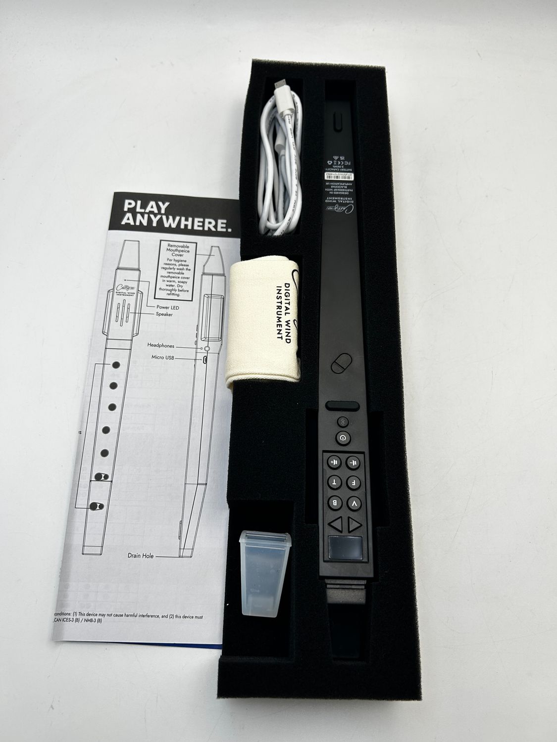BLACKSTAR Carry-on cyfrowy instrument dęty, czarny