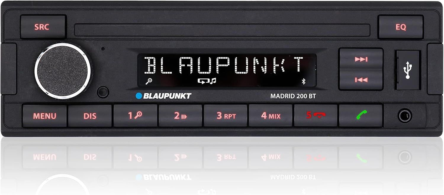 Blaupunkt Madrid 200 BT – radio samochodowe 1-DIN
