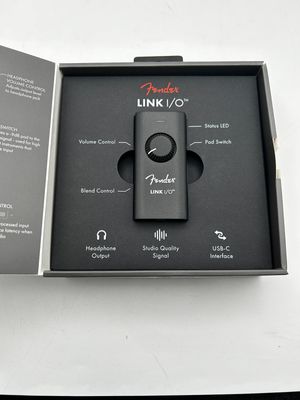 Przenośny interfejs audio USB-C Fender Link I/O