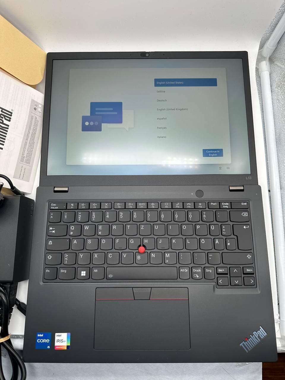Lenovo ThinkPad L13 laptop 33,8 cm (13,3") WUXGA Intel Core™ i5 i5-133