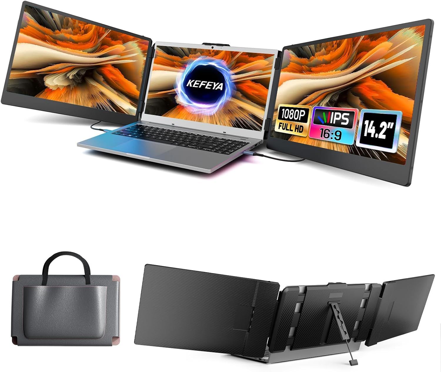 KEFEYA nowy przedłużacz ekranu do laptopa 14,2 cala