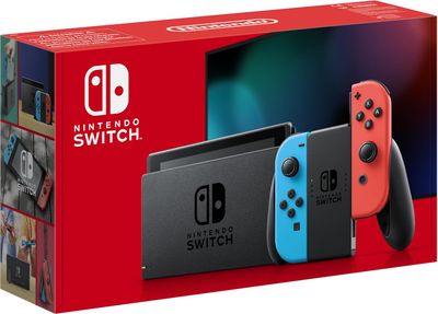 Nintendo Switch z Joy-Con Neon Czerwony i Neon Niebieski