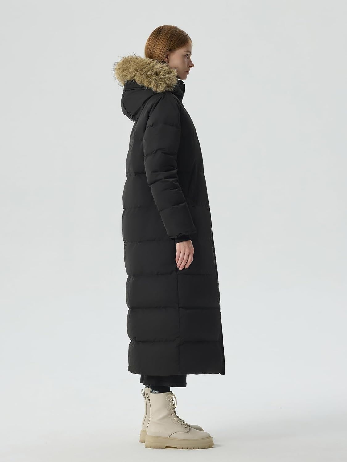 Długa damska parka puchowa 750+ Fill Power