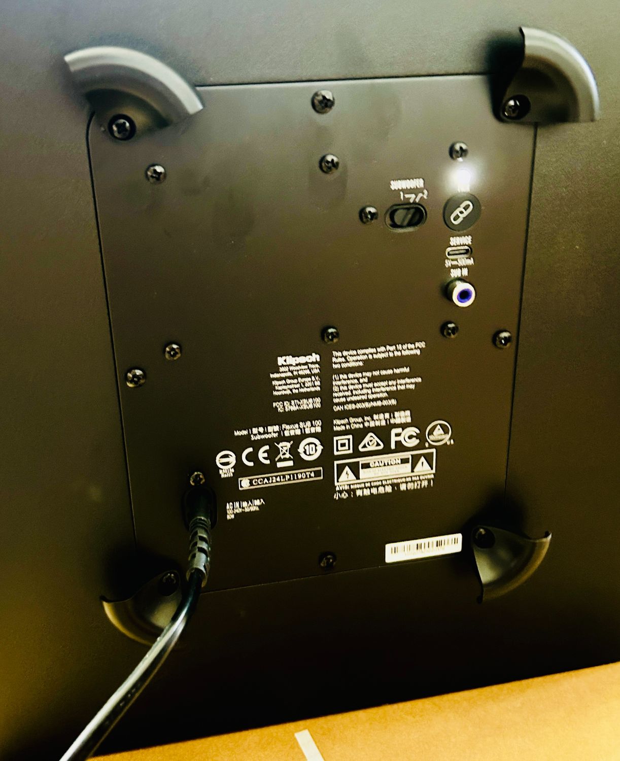 Klipsch Flexus SUB 100 – subwoofer do systemu Flexus