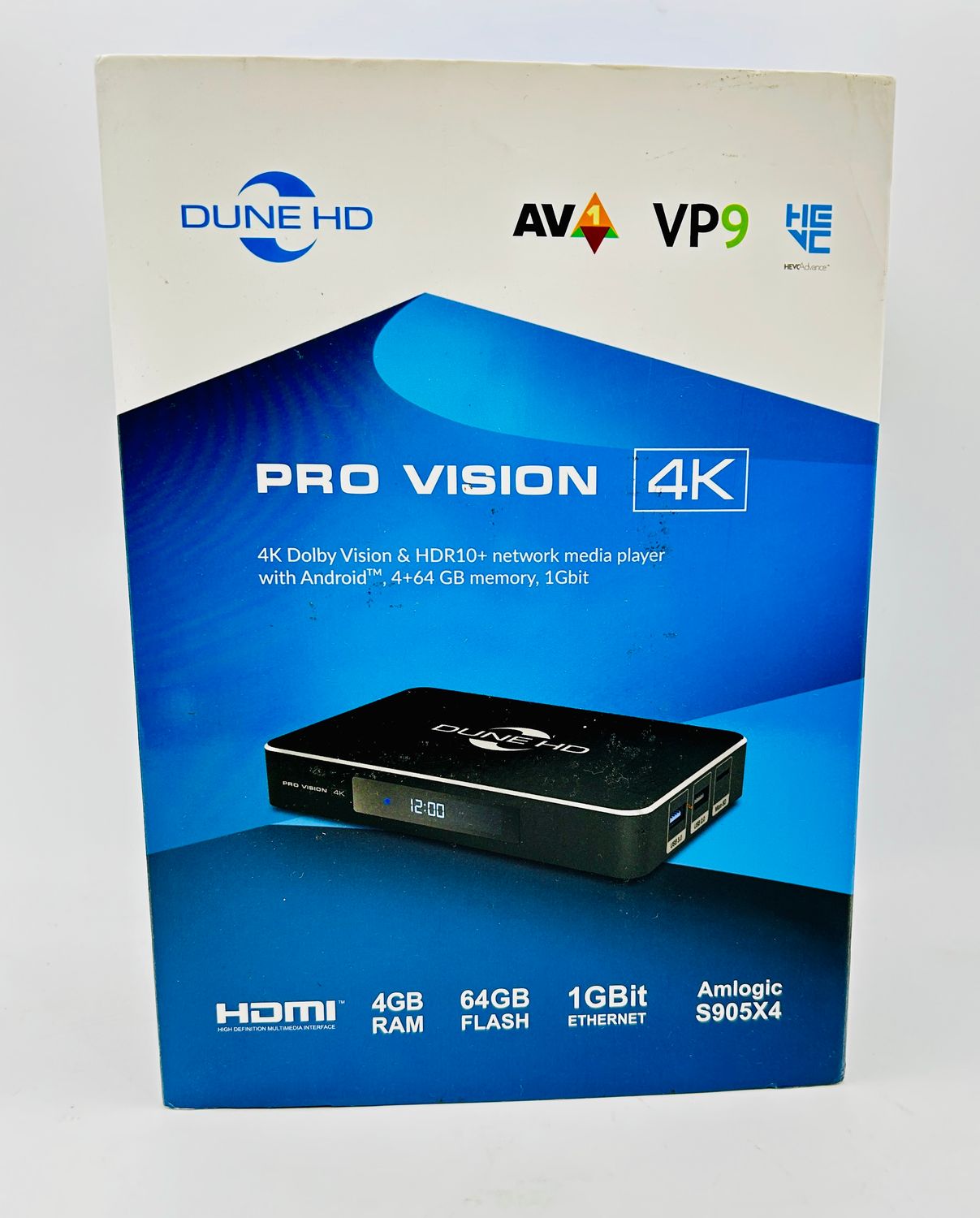 Dune HD Pro Vision 4K, odtwarzacz multimedialny, przystawka Android, S